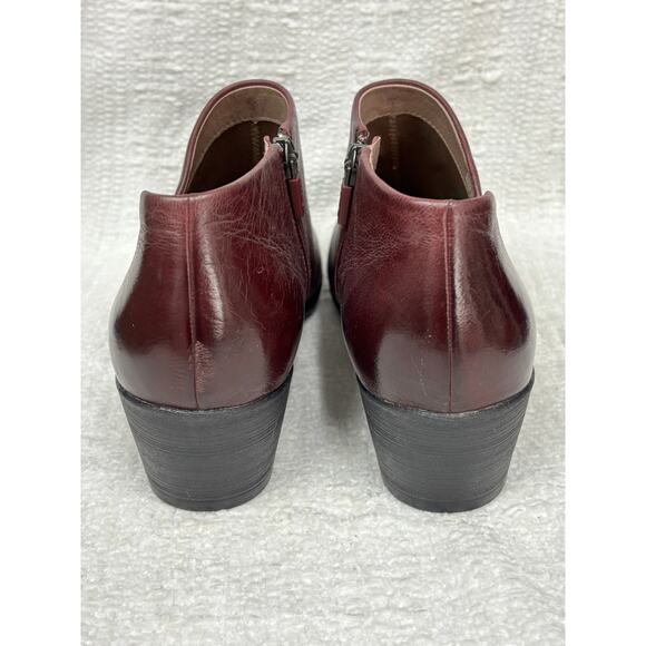Dansko Women's Burgundy Leather Booties Size 9 NWOB - Picture 3 of 7